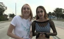 2 teens spreading holes on public places