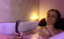 Teen Masturbates In The Bath Tub