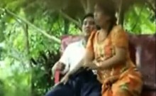 Lustful Indian woman gets caught having sex with her neighbor outside