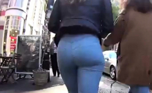 Sexy Walking Ass in Tight Jeans