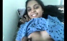 desi man playing with boobs