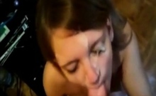 Cum in mouth with french girl