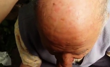 Very old man Sucking Cock