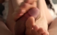 Sweet Long Toes Does Amazing Footjob - Prettyevil Footjob