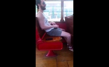 Str8 guy stroke in bus