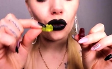 The Goldy Rush - Giantess Swallowing Her Shrinking Slaves