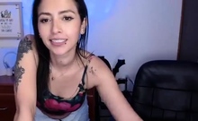 Brunette Solo Webcam Masturbation