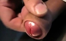 Uncut Foreskin Close-up Jerk-off and Cum