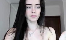 Brunette Solo Webcam Masturbation