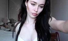 Hottest brunette solo webcam masturbation 2