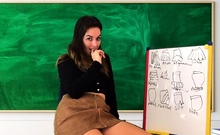 Miss Bell ASMR Ass - A Naughty Lesson on Skirts